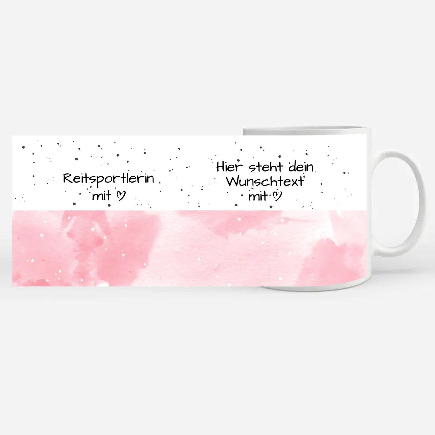Personalisierte Tasse Mit Spruch Reitsportlerin mit Herz Geschenk