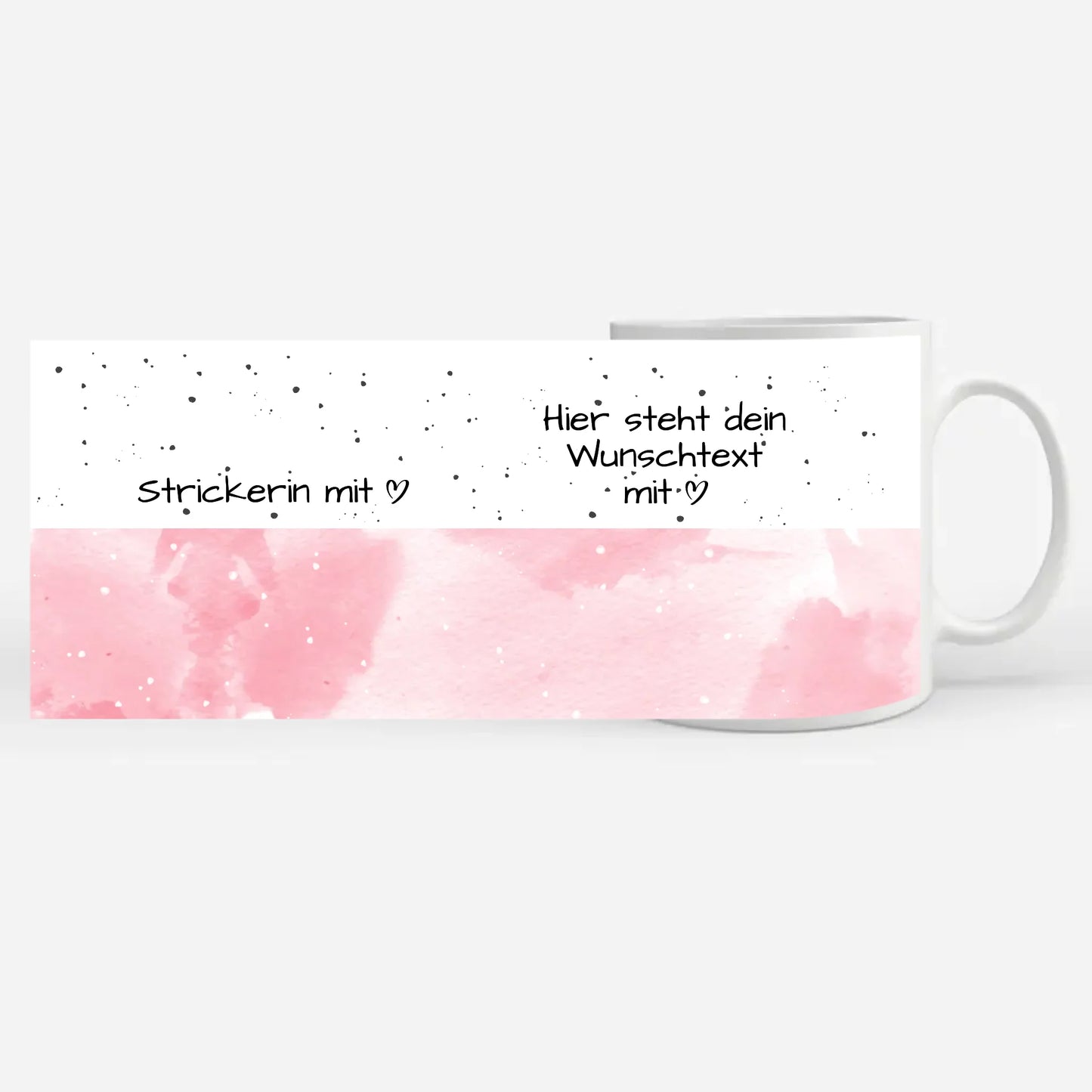 Tasse Mit Name Strickerin mit Herz Geschenk für Liebhaber