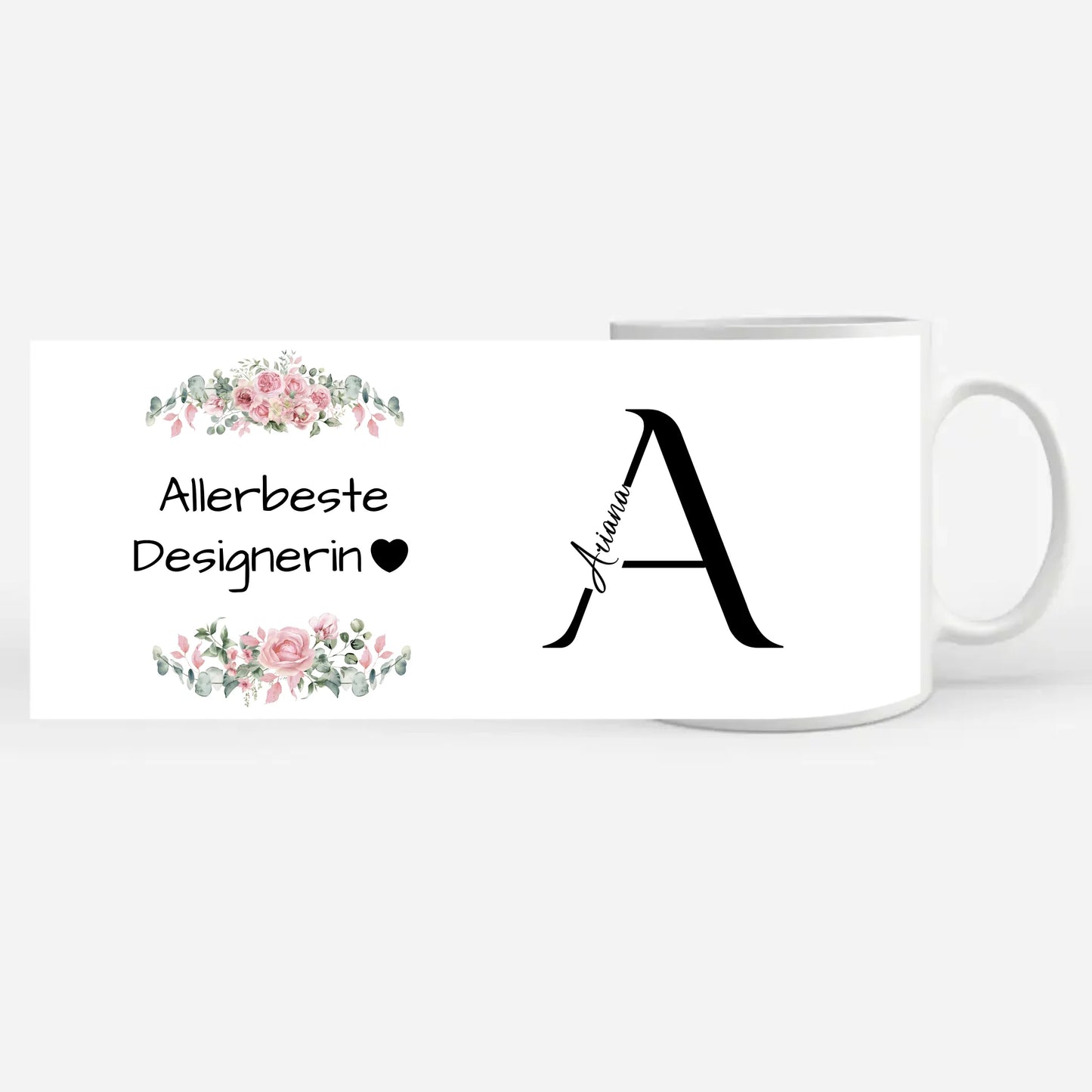 Personalisierte Tasse von Allerbester Designerin Geschenk
