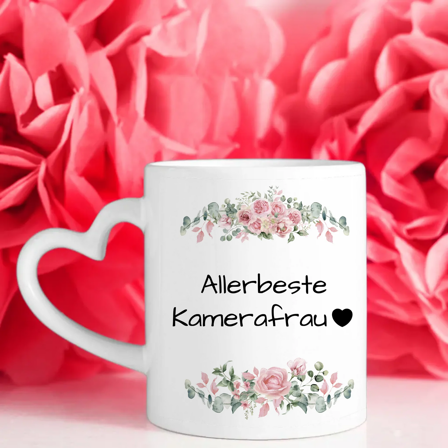 Personalisierter Kaffeebecher Allerbeste Kamerafrau Geschenk