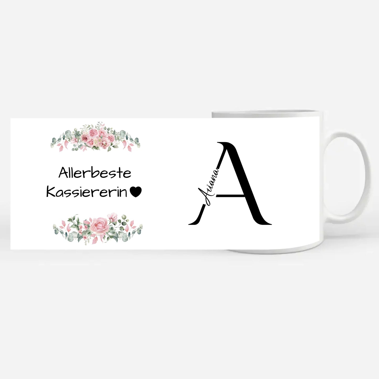 Personalisierte Tasse Allerbeste Kassiererin Geschenk Idee