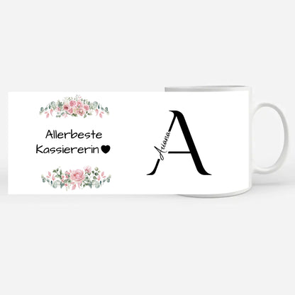 Personalisierte Tasse Allerbeste Kassiererin Geschenk Idee