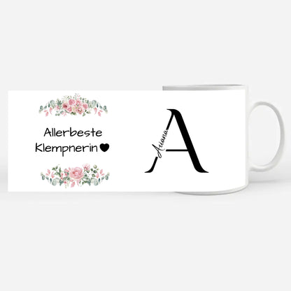 Personalisierte Kaffeetasse Allerbeste Klempnerin Geschenk
