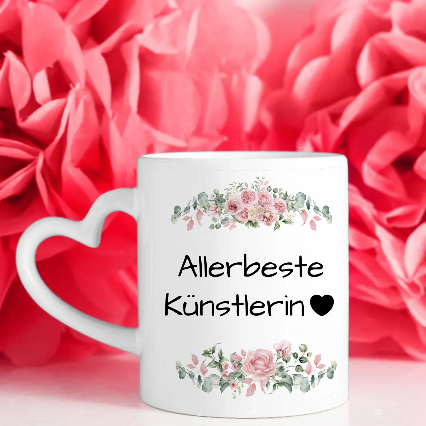 Personalisierter Kaffeebecher für die Allerbeste Künstlerin Geschenk