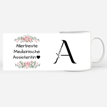Personalisierte Tasse für die allerbeste medizinische Assistentin Geschenk