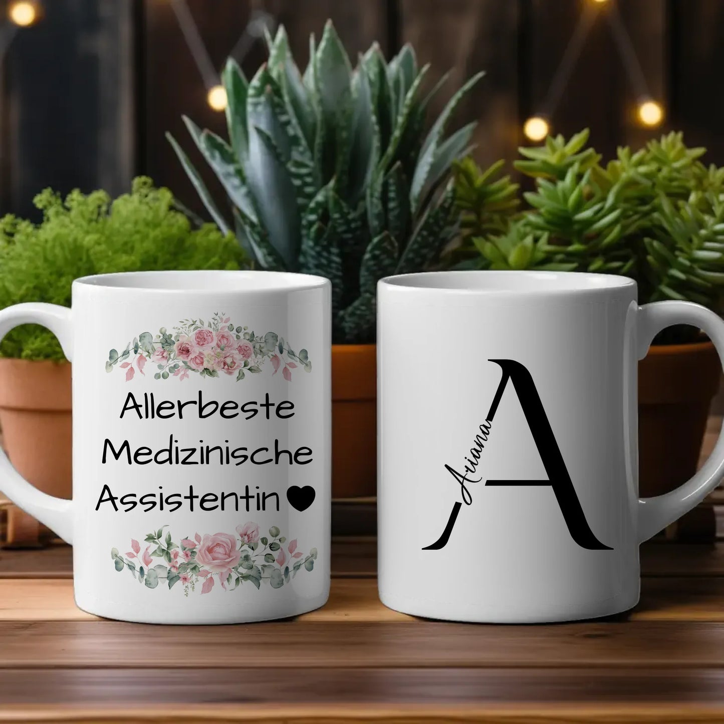 Personalisierte Tasse für die allerbeste medizinische Assistentin Geschenk