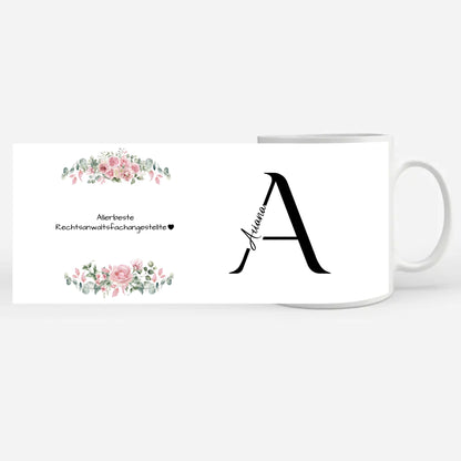 Personalisierte Tasse Mit Spruch Allerbeste Rechtsanwaltsfachangestellte Geschenk