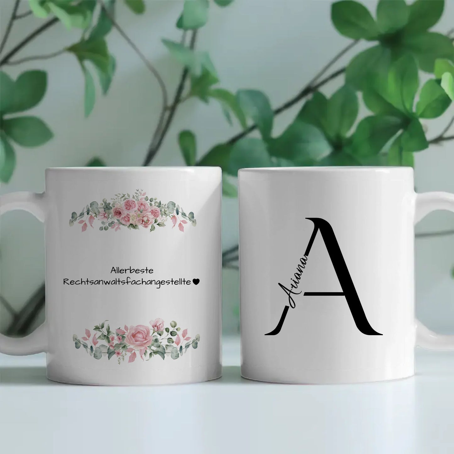 Personalisierte Tasse Mit Spruch Allerbeste Rechtsanwaltsfachangestellte Geschenk