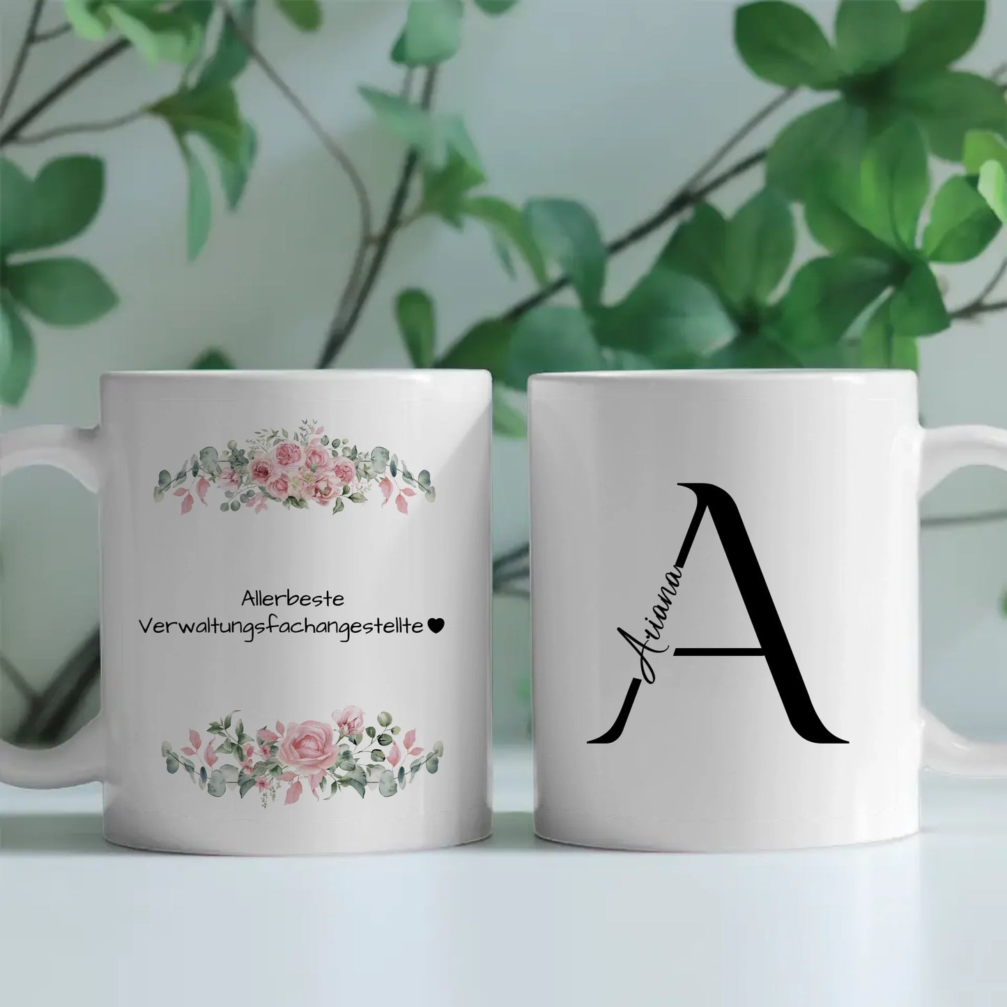 Personalisierte Tasse Mit Namen Allerbeste Verwaltungsfachangestellte Geschenk