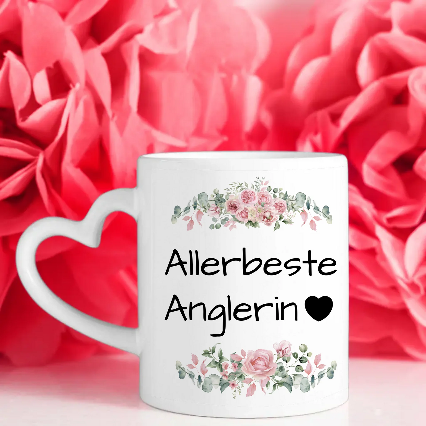 Kaffeebecher Personalisiert Allerbeste Anglerin Geschenk