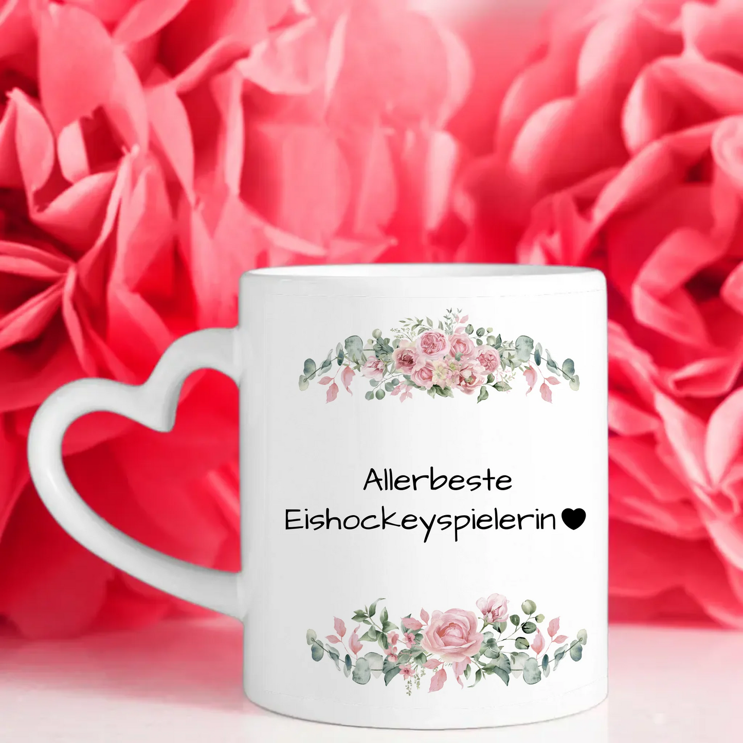 Personalisierte Kaffeetasse für die Allerbeste Eishockeyspielerin Geschenk