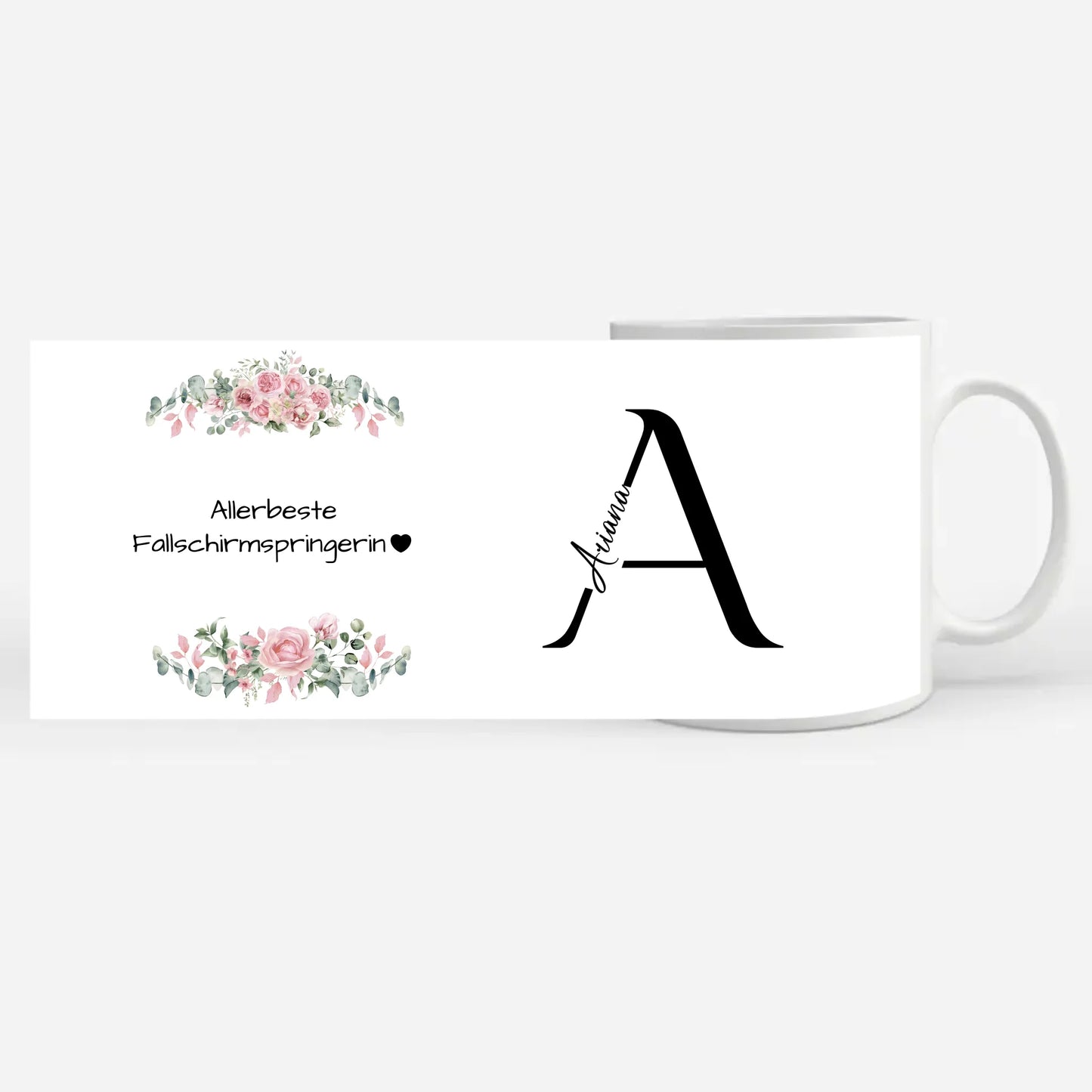 Personalisierte Tasse Allerbeste Fallschirmspringerin Geschenk