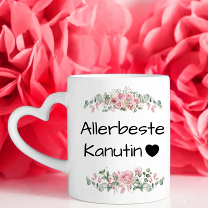 Personalisierte Tasse Mit Namen Allerbeste Kanutin Geschenk