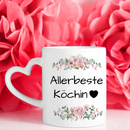 Kaffeebecher Personalisiert Allerbeste Köchin Geschenk