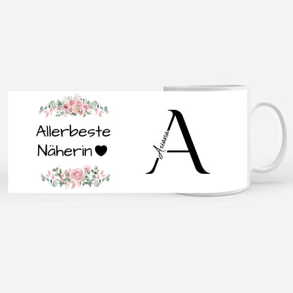 Tasse Mit Name Allerbeste Näherin Geschenk für besondere Anlässe