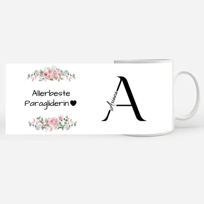 Tasse Mit Name Allerbeste Paragliderin Geschenk für Sie