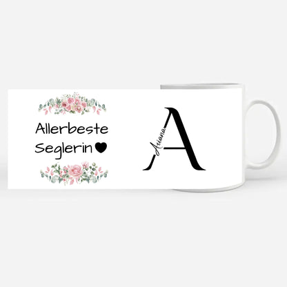 Personalisierte Tasse Allerbeste Seglerin Geschenk für Sie