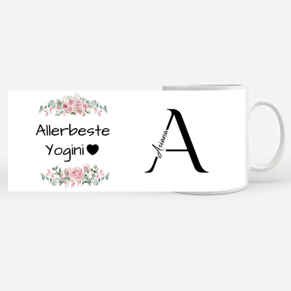 Personalisierte Tasse Mit Spruch Allerbeste Yogini Geschenk