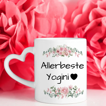 Personalisierte Tasse Mit Spruch Allerbeste Yogini Geschenk