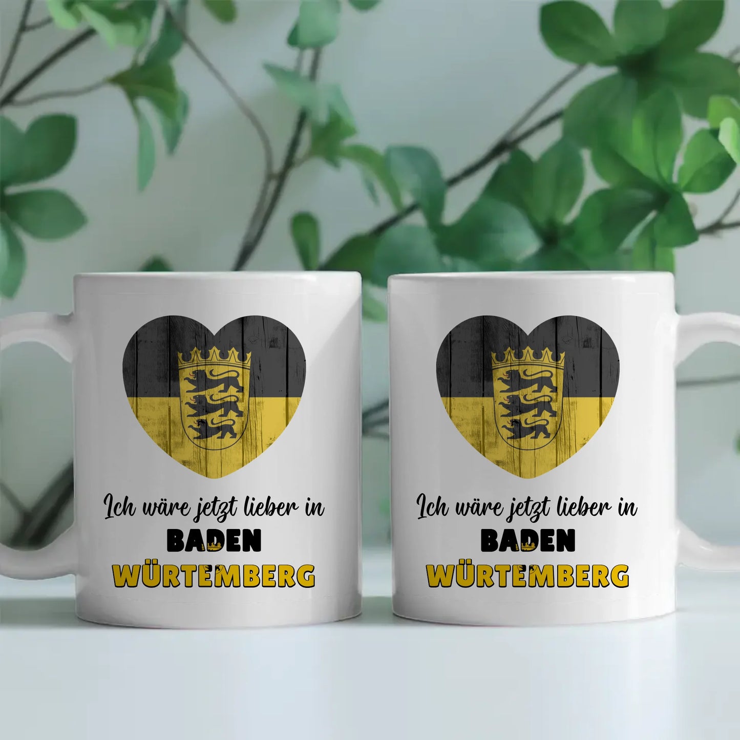 Kaffetasse Wäre jetzt lieber in Baden-Würtemberg Tasse Lustig