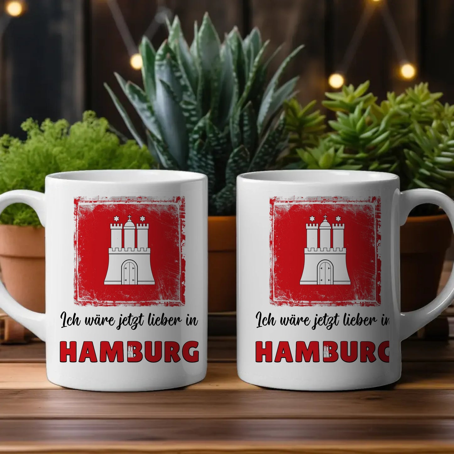 Kaffetasse Wäre jetzt lieber in Hamburg Tasse Lustig