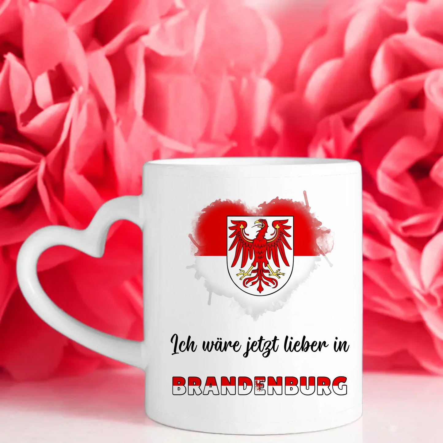 Kaffetasse Wäre jetzt lieber in Brandenburg Tasse Lustig