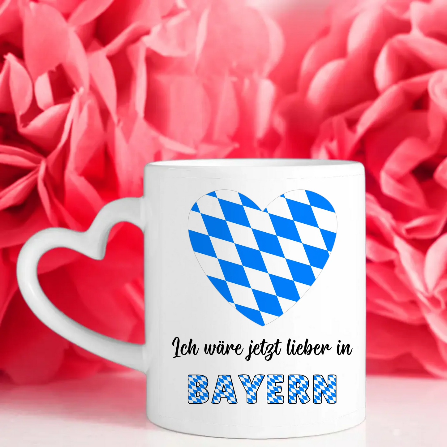 Kaffetasse Wäre jetzt lieber in Bayern Tasse Lustig