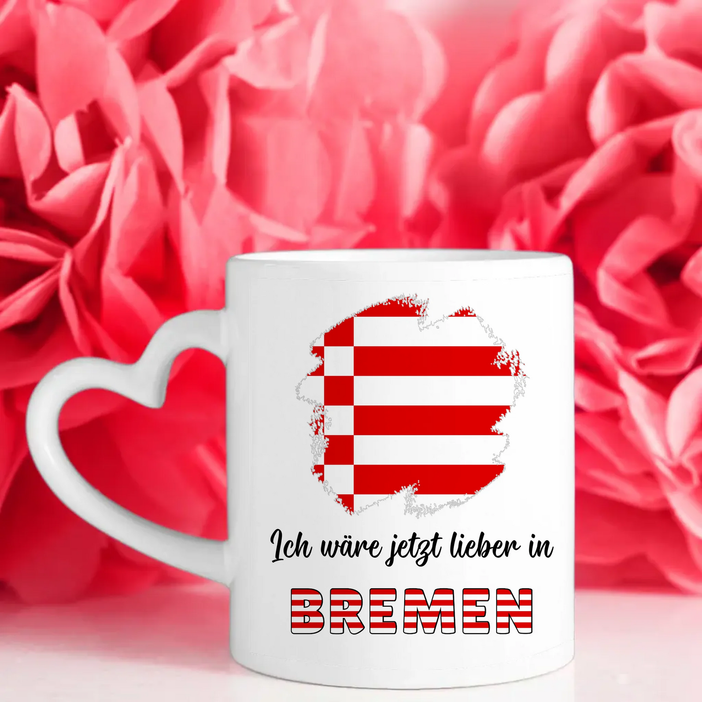 Kaffetasse Wäre jetzt lieber in Bremen Tasse Lustig