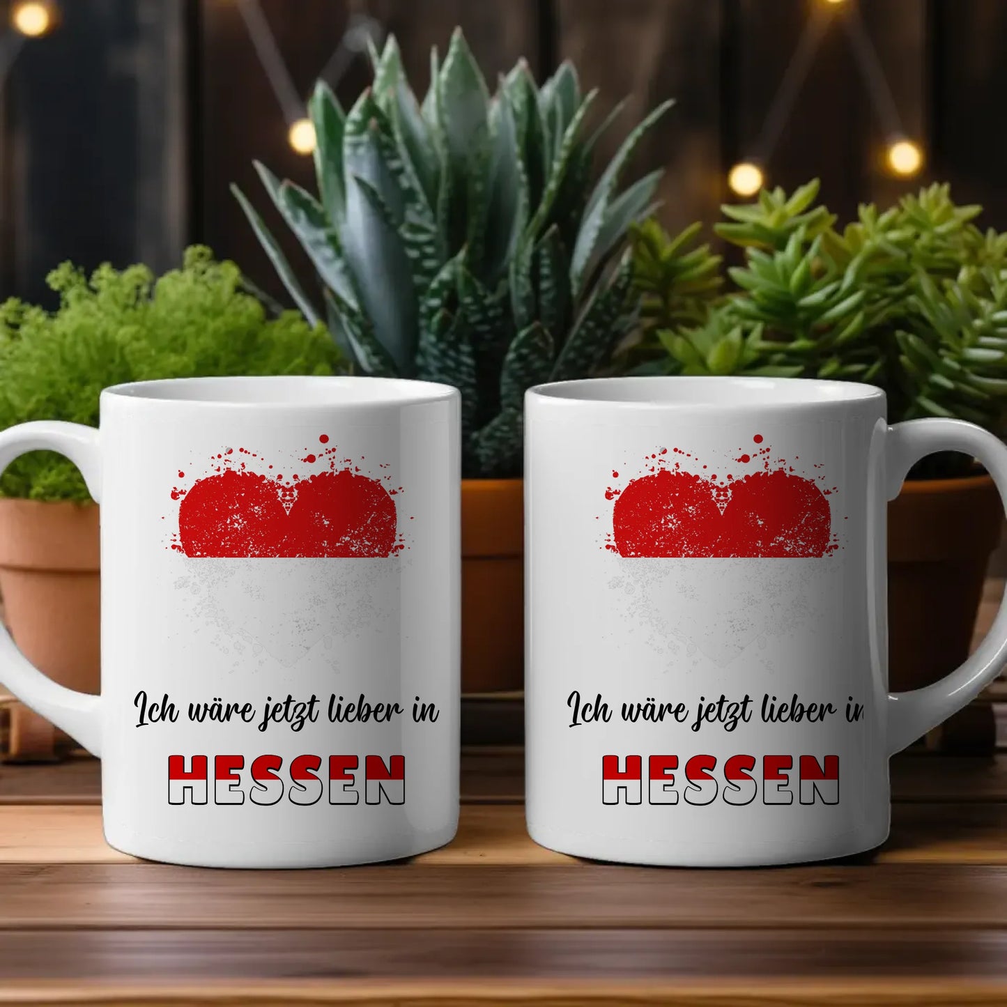 Kaffetasse Wäre jetzt lieber in Hessen Tasse Lustig