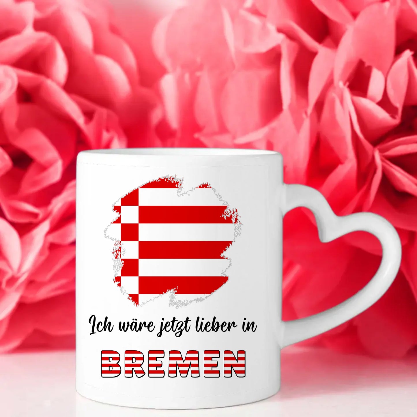 Kaffetasse Wäre jetzt lieber in Bremen Tasse Lustig