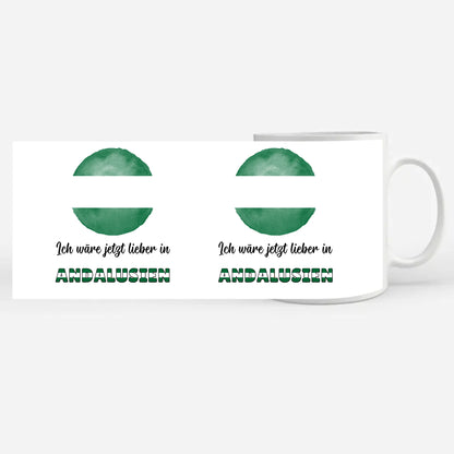 Kaffetasse Wäre jetzt lieber in Andalusien Tasse Lustig