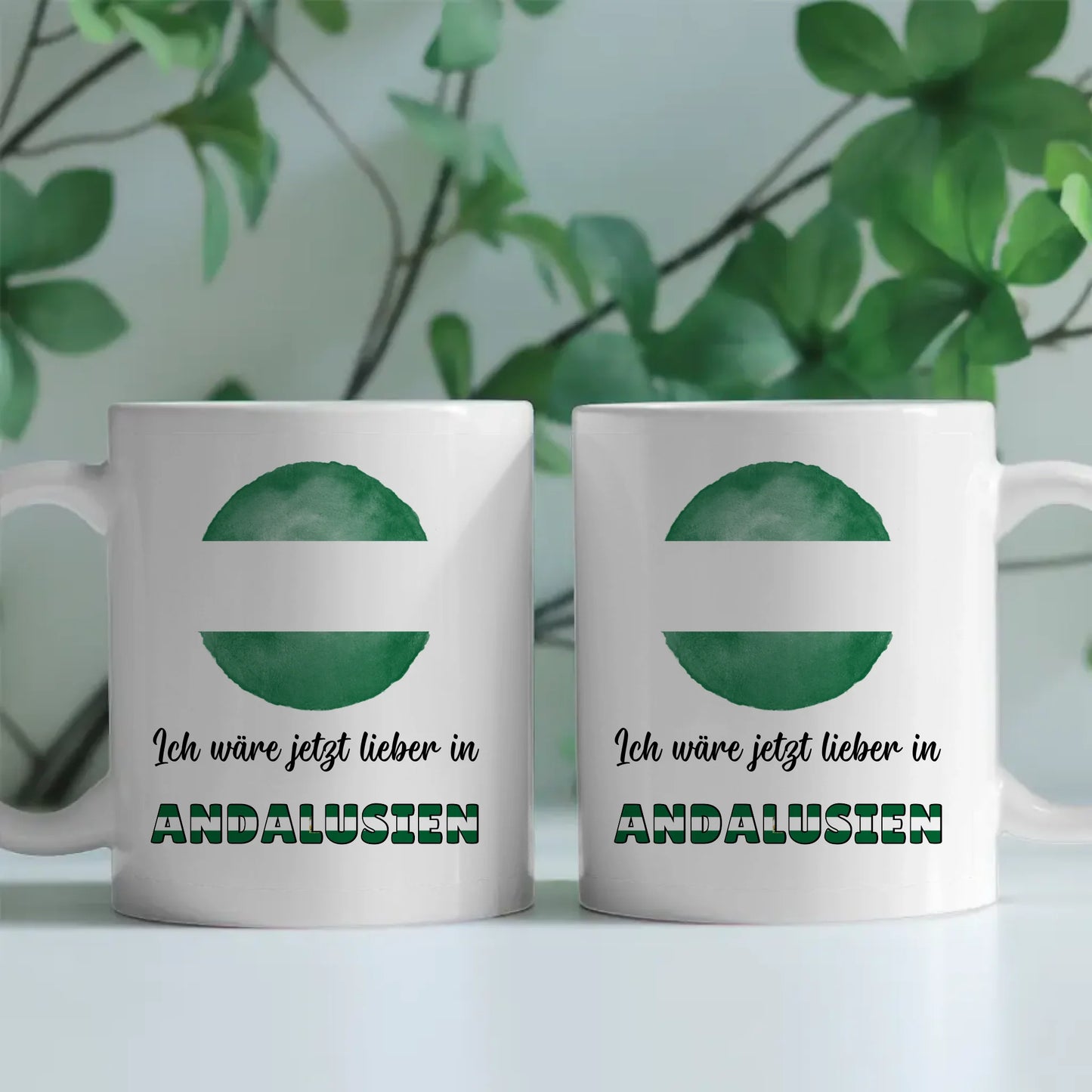 Kaffetasse Wäre jetzt lieber in Andalusien Tasse Lustig