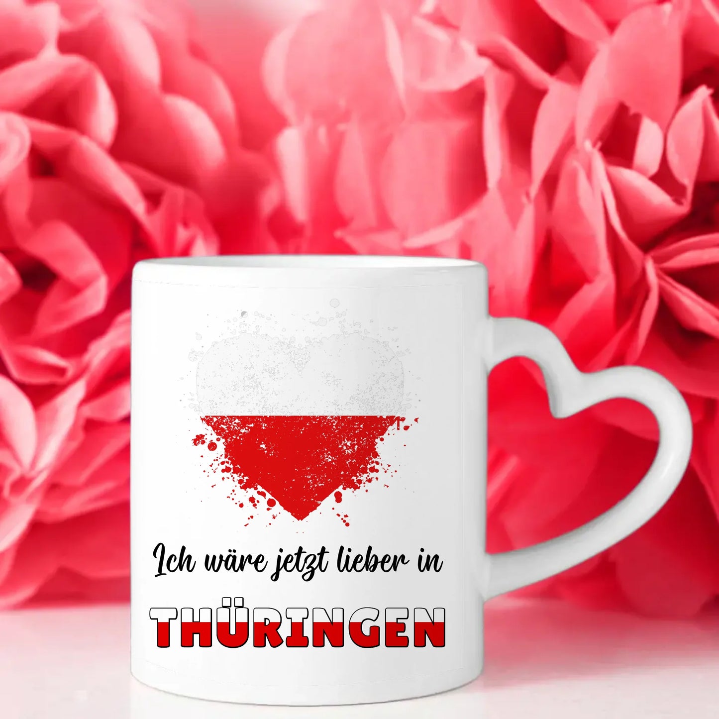 Kaffetasse Wäre jetzt lieber in Thüringen Tasse Lustig