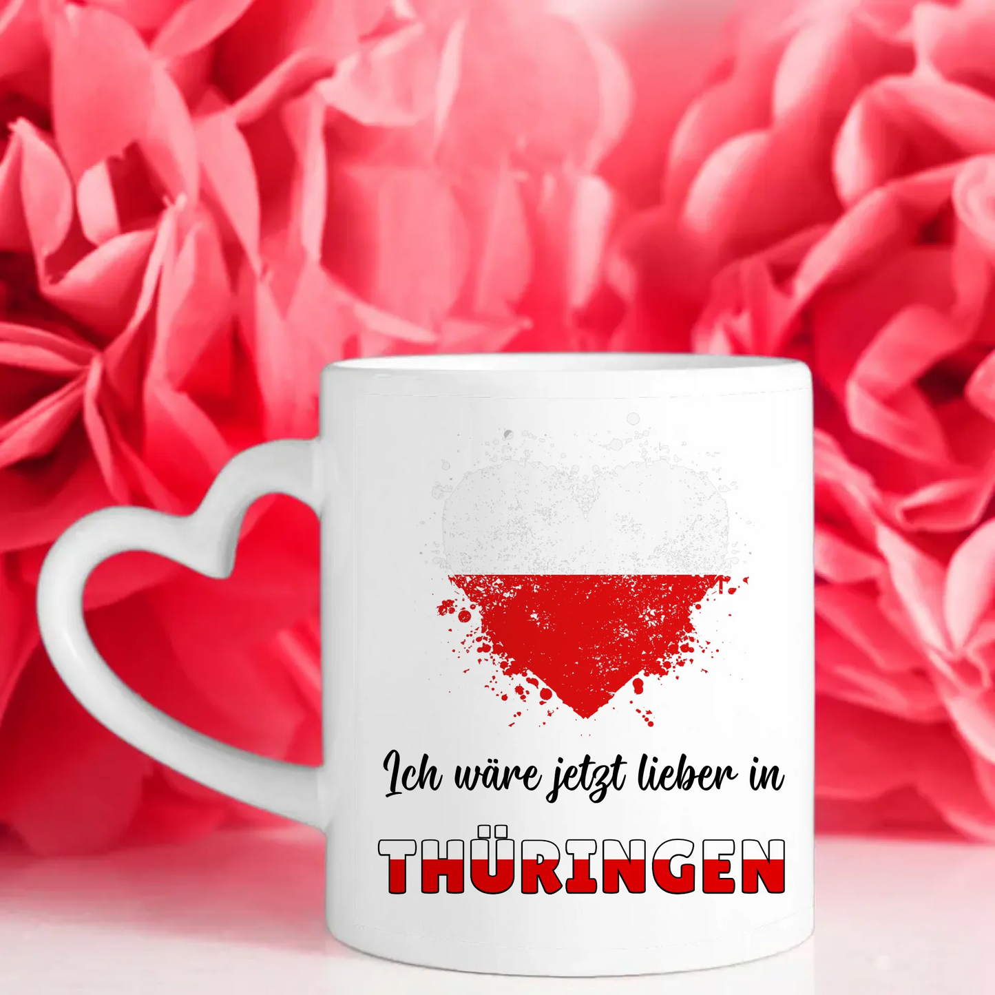 Kaffetasse Wäre jetzt lieber in Thüringen Tasse Lustig