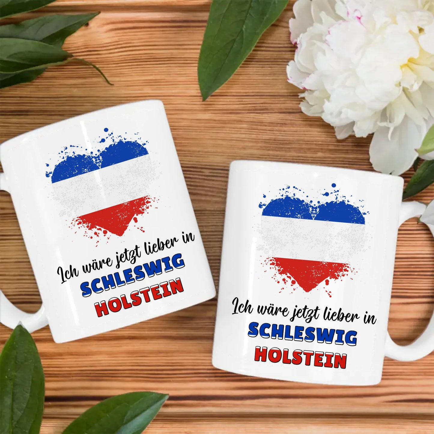 Kaffetasse Wäre jetzt lieber in Schleswig-Holstein Tasse Lustig