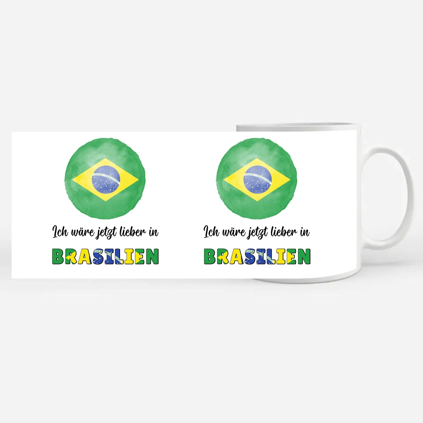 Kaffetasse Wäre jetzt lieber in Brasilien Tasse Lustig