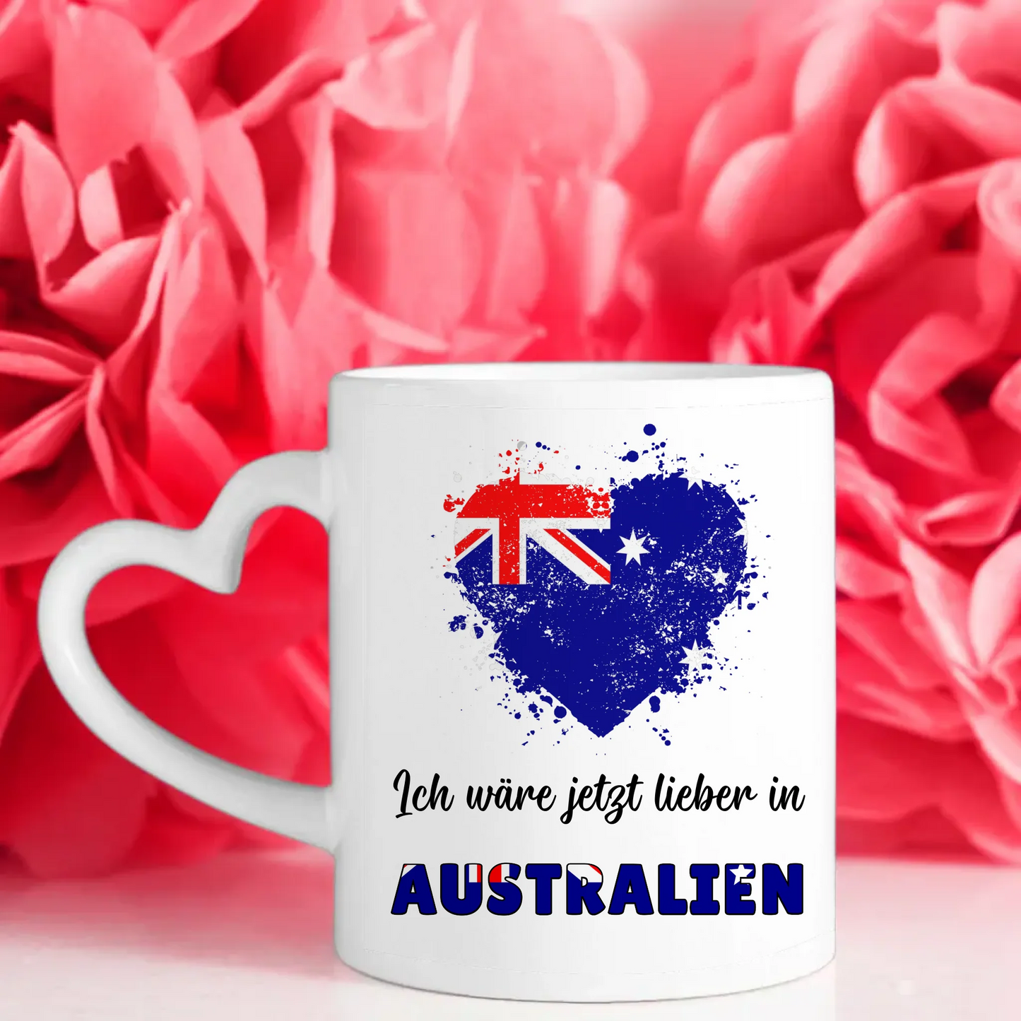 Kaffetasse Wäre jetzt lieber in Australien Tasse Lustig