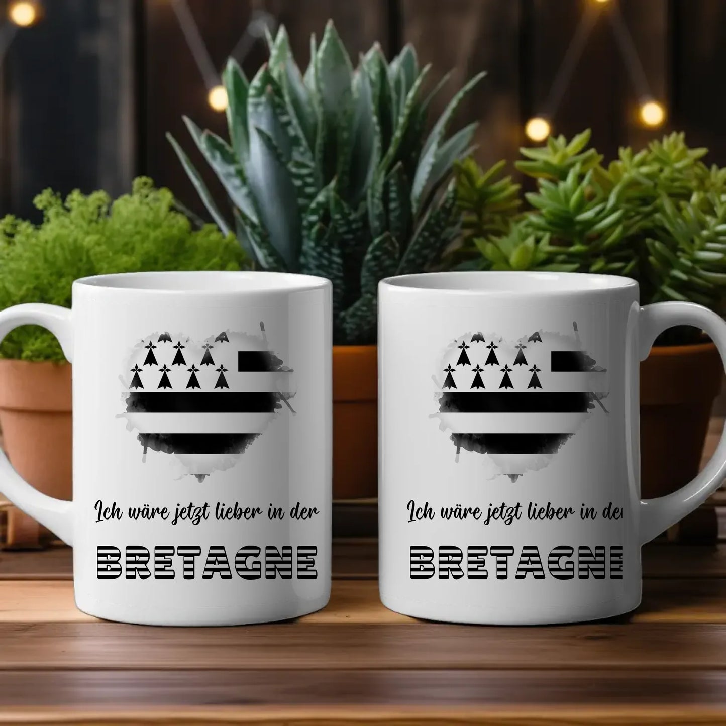 Kaffetasse Wäre jetzt lieber in Bretagne Tasse Lustig