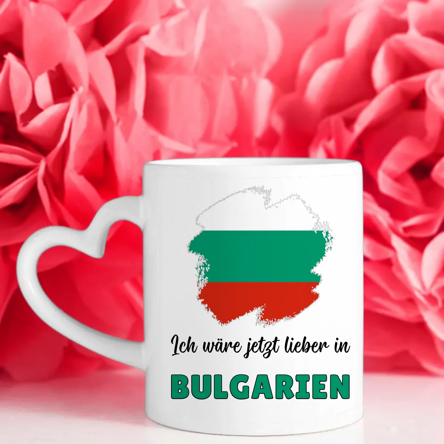 Kaffetasse Wäre jetzt lieber in Bulgarien Tasse Lustig