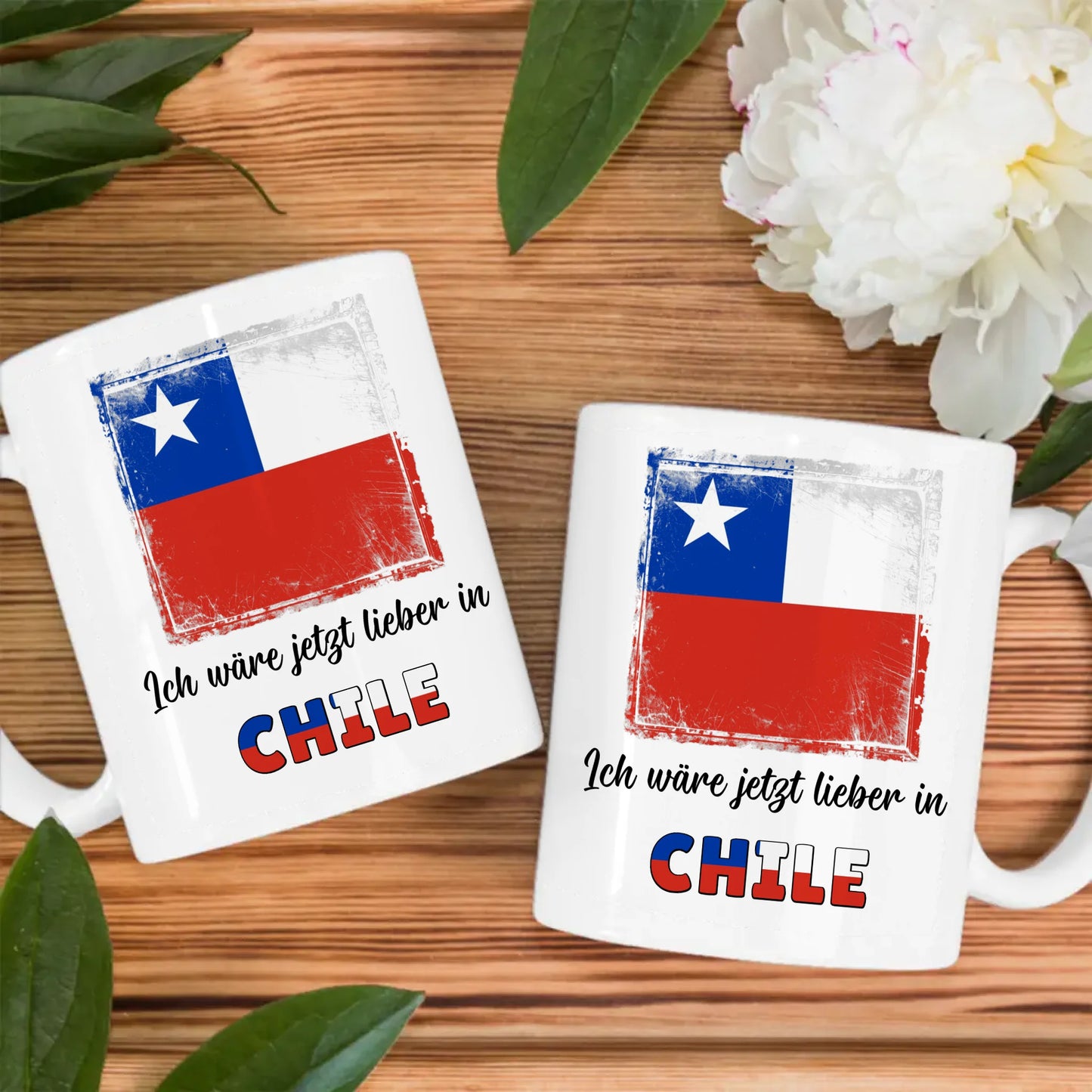 Kaffetasse Wäre jetzt lieber in Chile Tasse Lustig