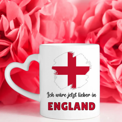 Kaffetasse Wäre jetzt lieber in England Tasse Lustig