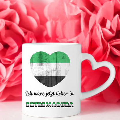 Kaffetasse Wäre jetzt lieber in Extremadura Spanien Tasse Lustig