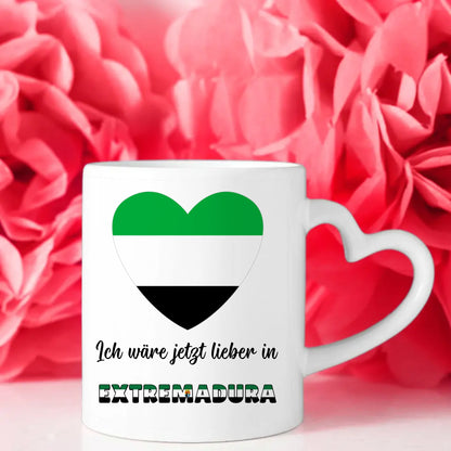Kaffetasse Wäre jetzt lieber in Extremadura Tasse Lustig