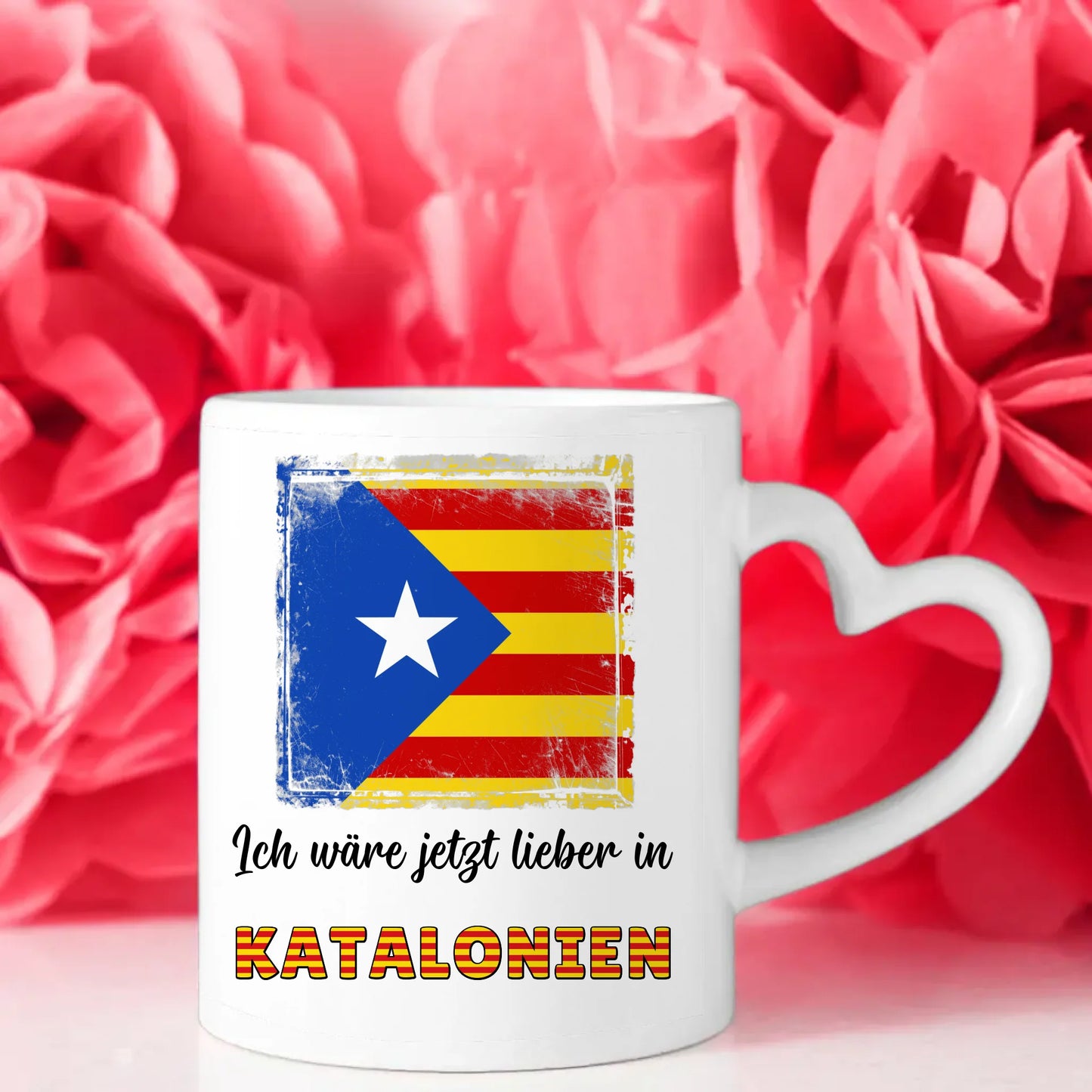 Kaffetasse Wäre jetzt lieber in Estelada Blava Katalonien Tasse Lustig