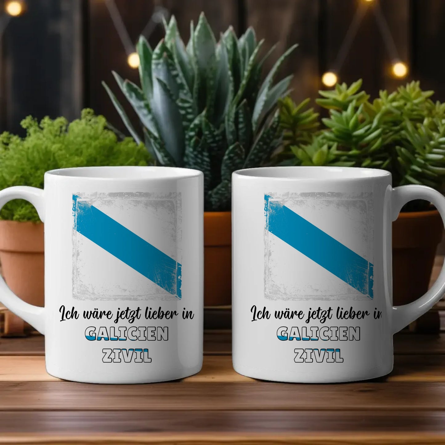 Kaffetasse Wäre jetzt lieber in Galicien Zivil Tasse Lustig