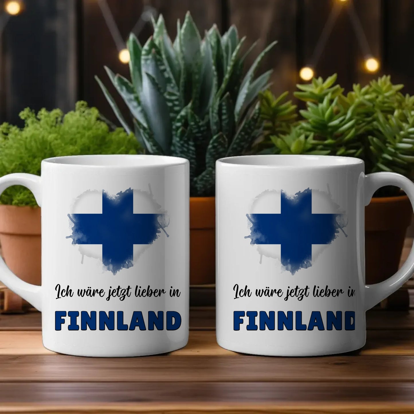 Kaffetasse Wäre jetzt lieber in Finnland Tasse Lustig