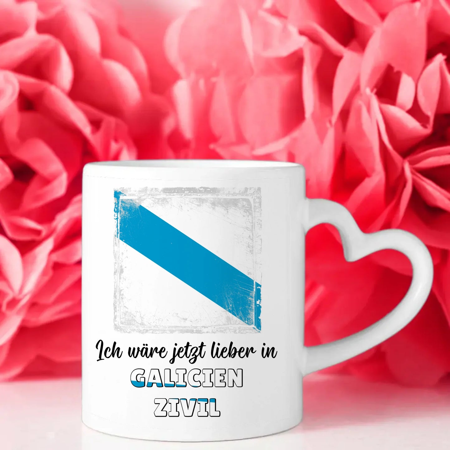 Kaffetasse Wäre jetzt lieber in Galicien Zivil Tasse Lustig