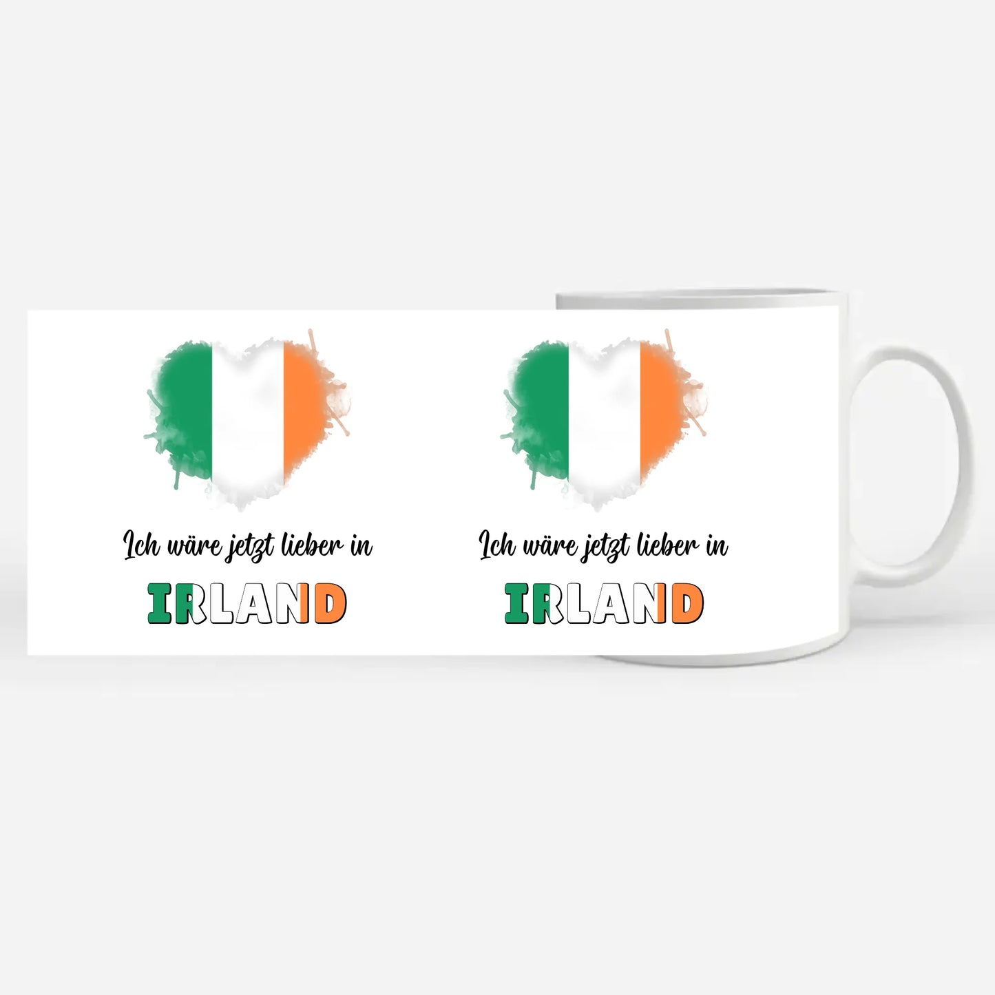 Kaffetasse Wäre jetzt lieber in Irland Tasse Lustig