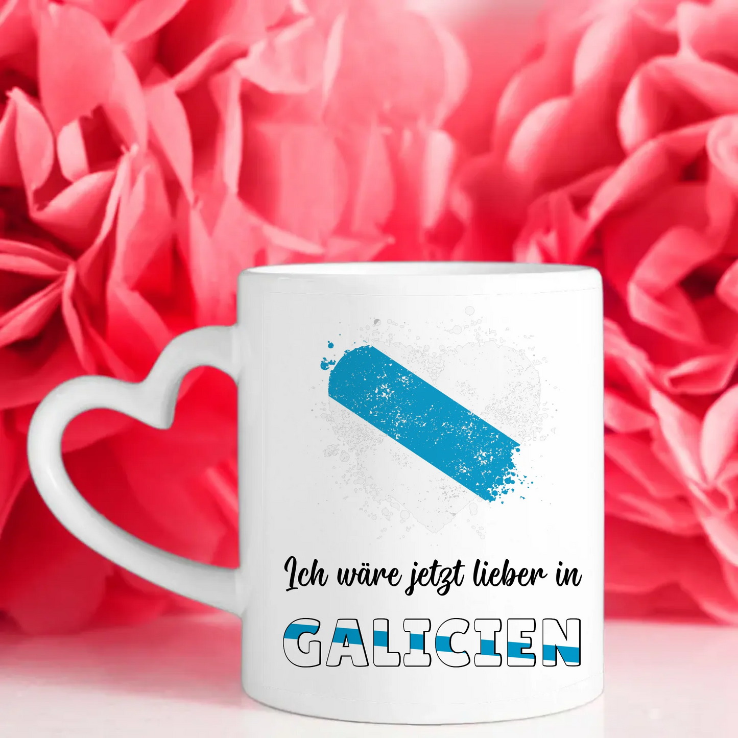 Kaffetasse Wäre jetzt lieber in Galicien Tasse Lustig