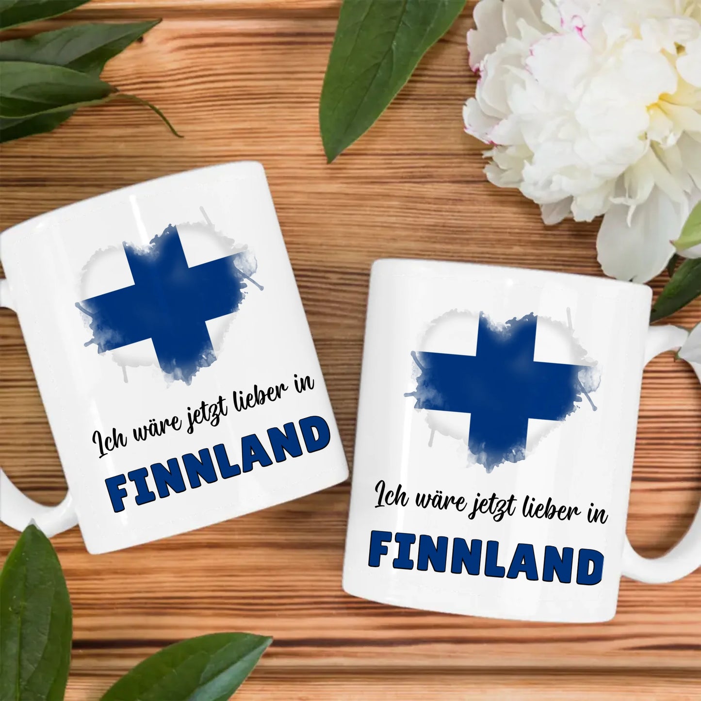 Kaffetasse Wäre jetzt lieber in Finnland Tasse Lustig